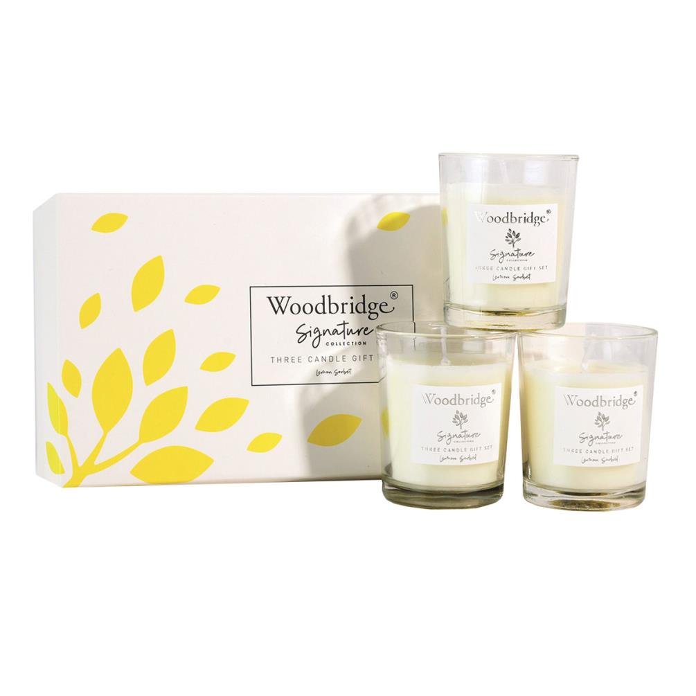 Woodbridge Lemon Sorbet 3 Votive Gift Set £10.79